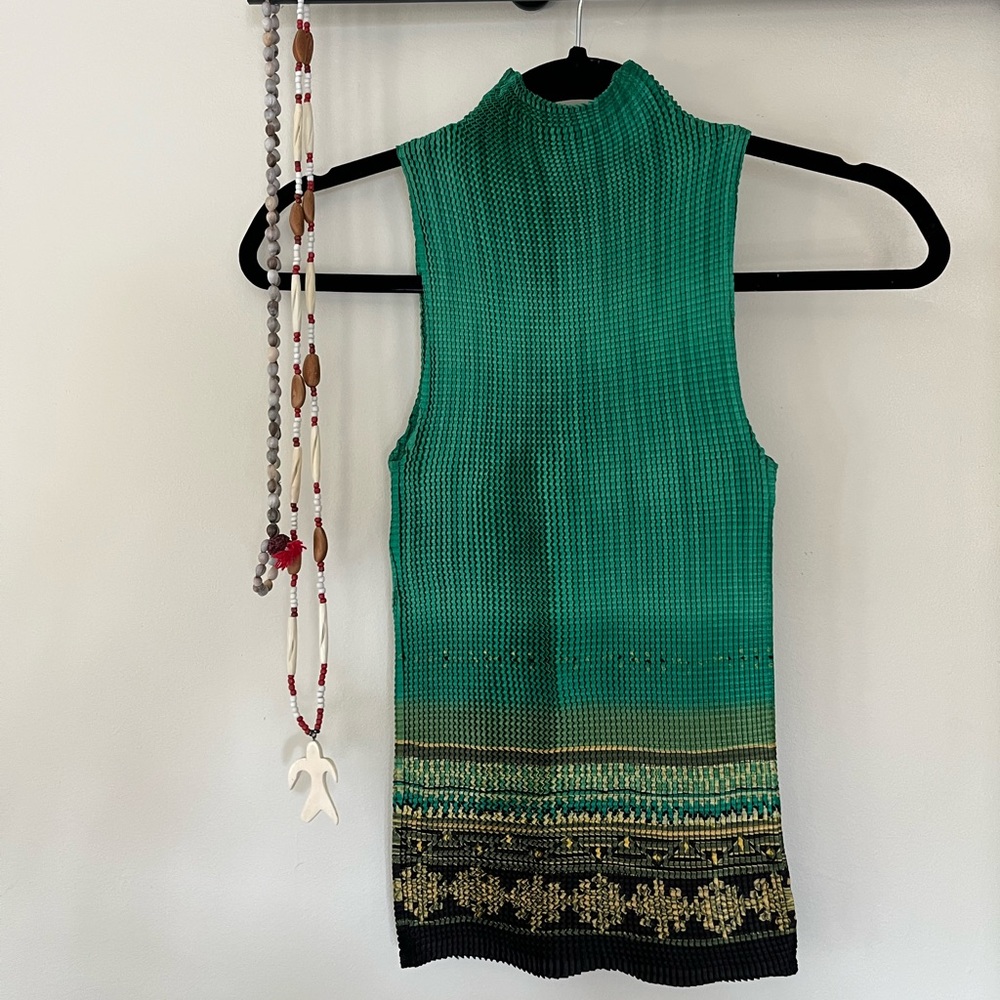 Green Stretchy Royal Serpent Dragon Top